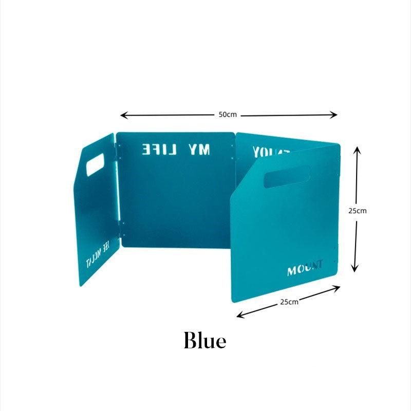 Outdoor Folding Windshield for Gas Stove
