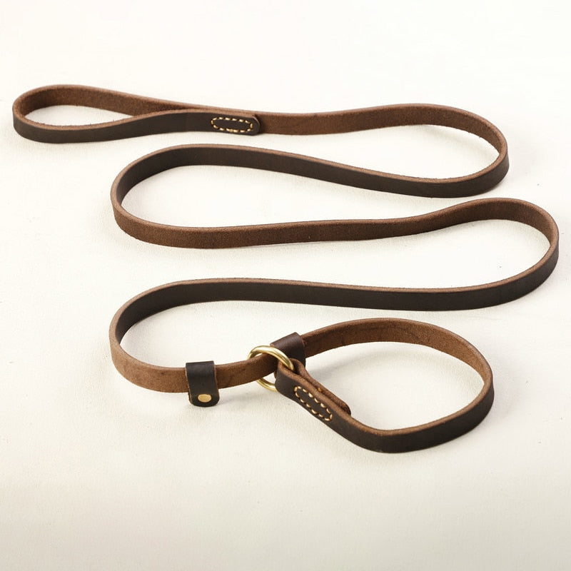 Dog Genuine Leather Leash