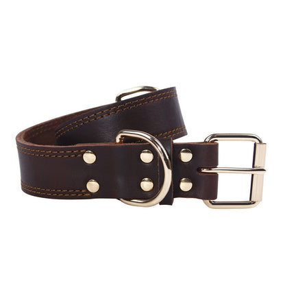 Dog Vintage Cowhide Collar