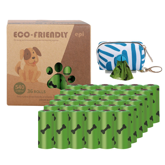 EPI Eco-friendly Degradable Poop Bags with Dispenser