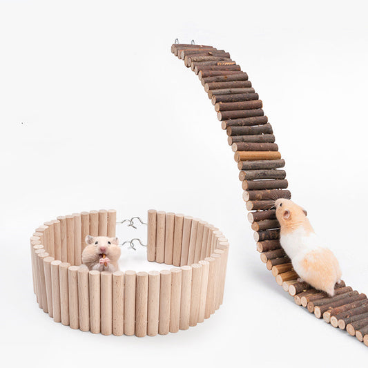 Hamster Wooden Ladder Bridge