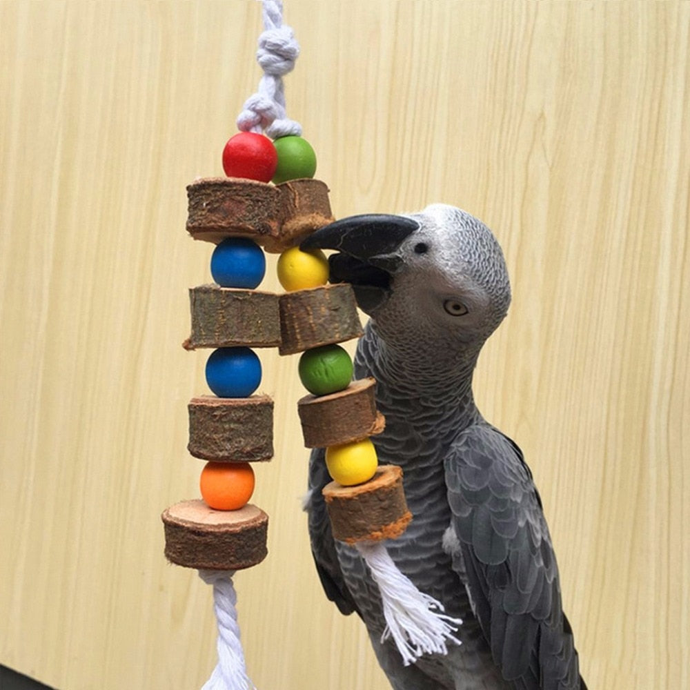 Parrot Wooden Chew Toy