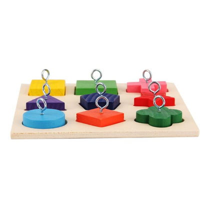 Parrot Educational Block Puzzle Toy