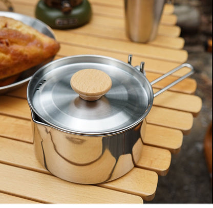 Outdoor Multi-Function Stainless Steel Kettle