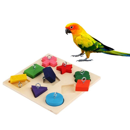 Parrot Educational Block Puzzle Toy