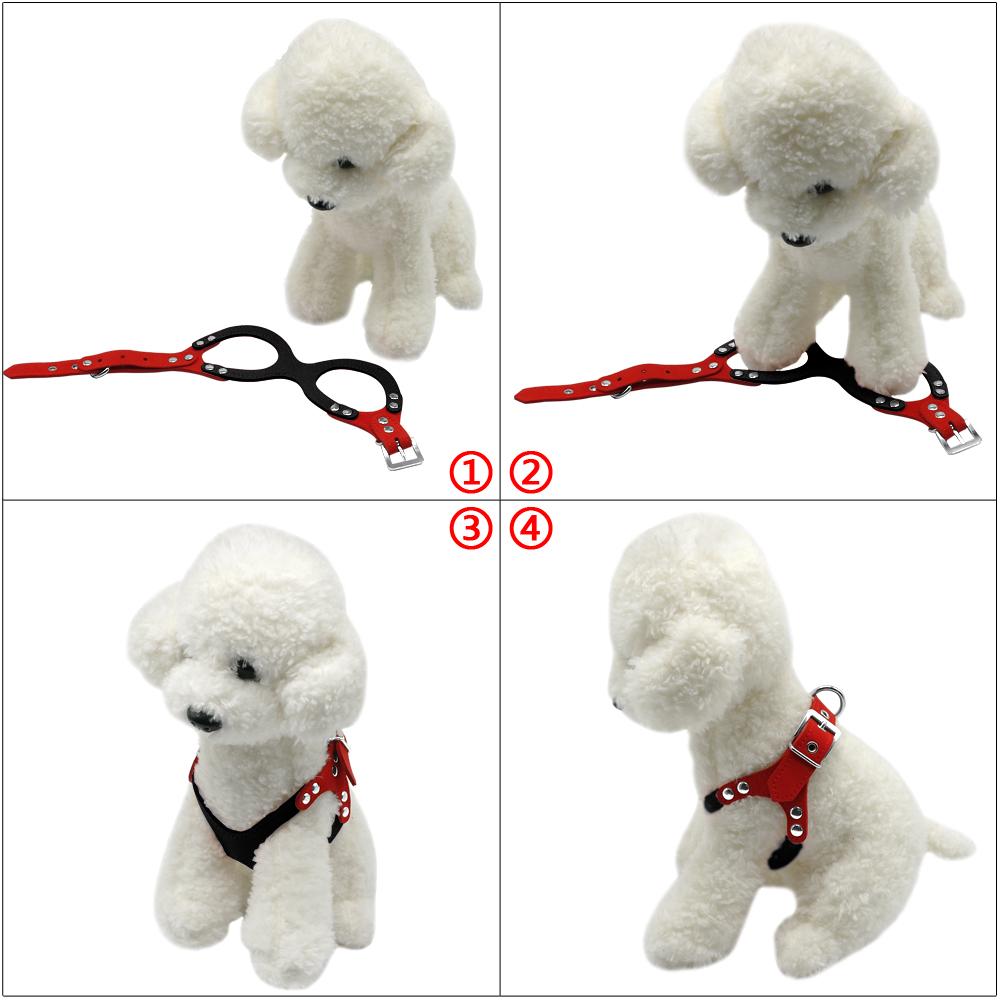 Dog Soft Suede Adjustable Harness