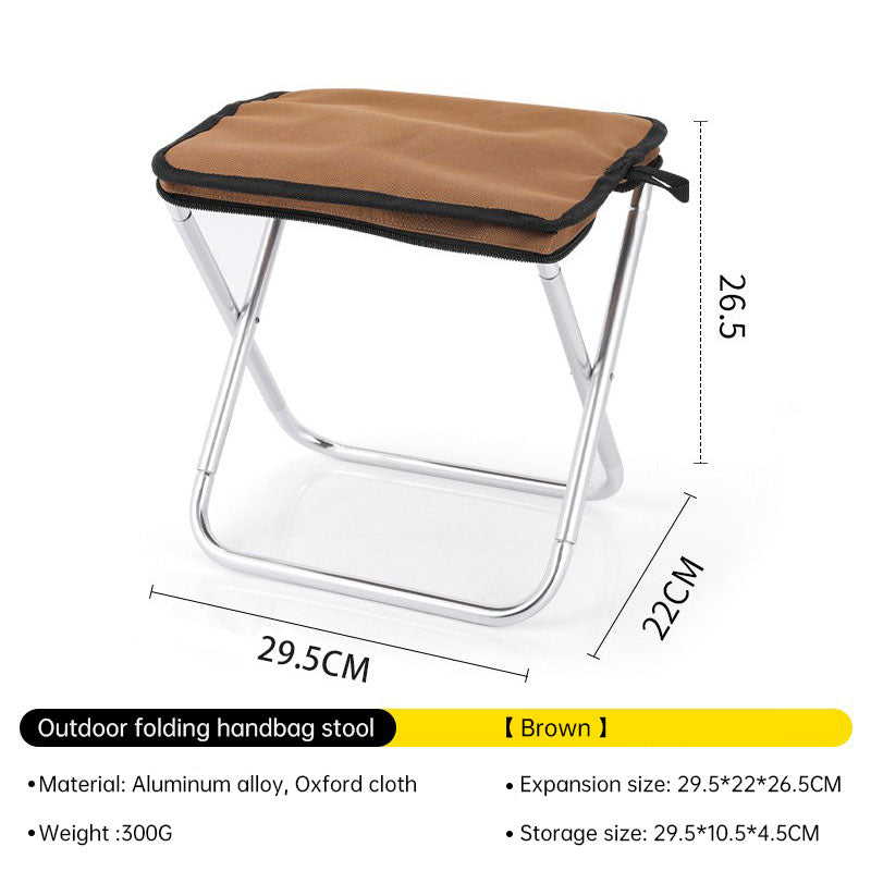 Outdoor Folding Handbag Stool