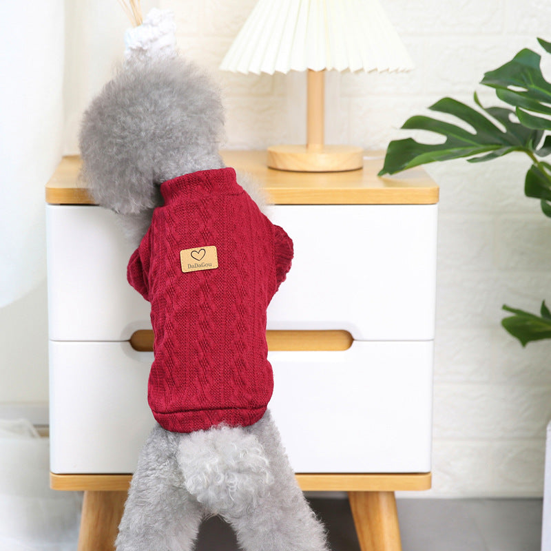 Dog Autumn And Winter Sweater