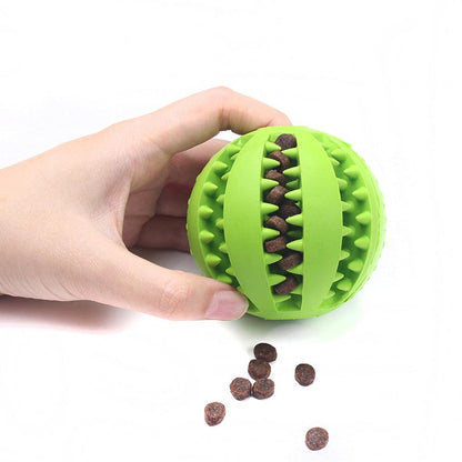 Dog Elastic Treat Puzzle Ball