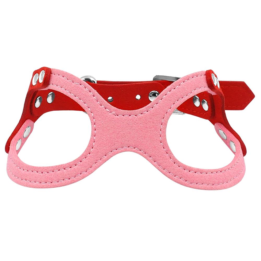 Dog Soft Suede Adjustable Harness