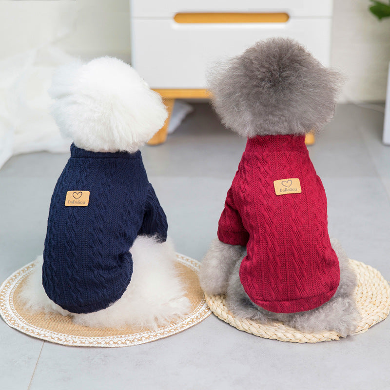 Dog Autumn And Winter Sweater