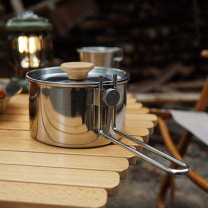 Outdoor Multi-Function Stainless Steel Kettle