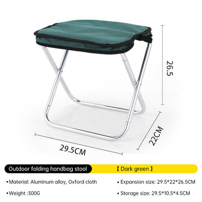 Outdoor Folding Handbag Stool