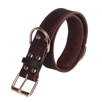 Dog Vintage Cowhide Collar