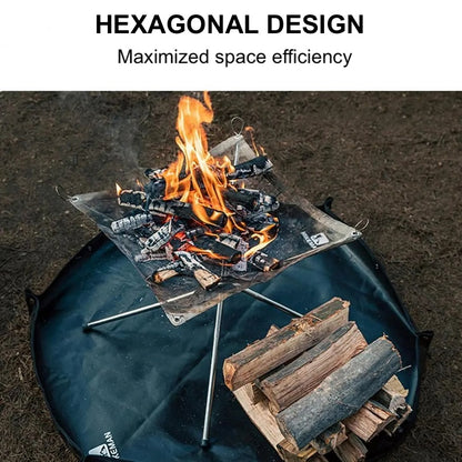 Hexagonal Camping Fireproof Mat