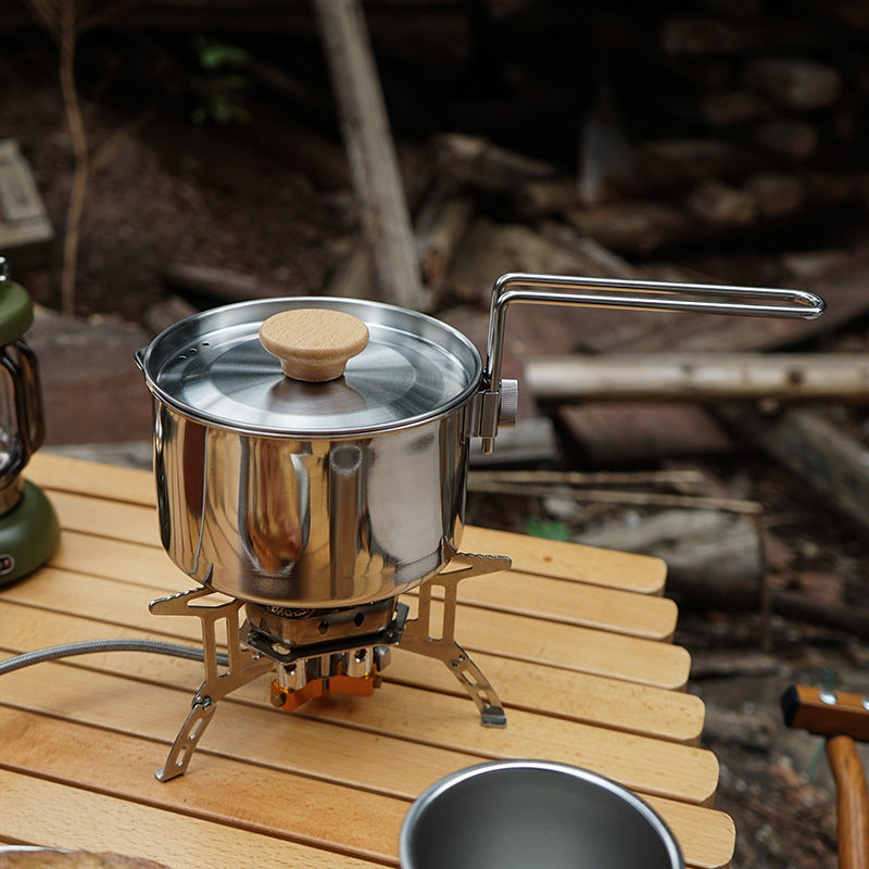 Outdoor Multi-Function Stainless Steel Kettle