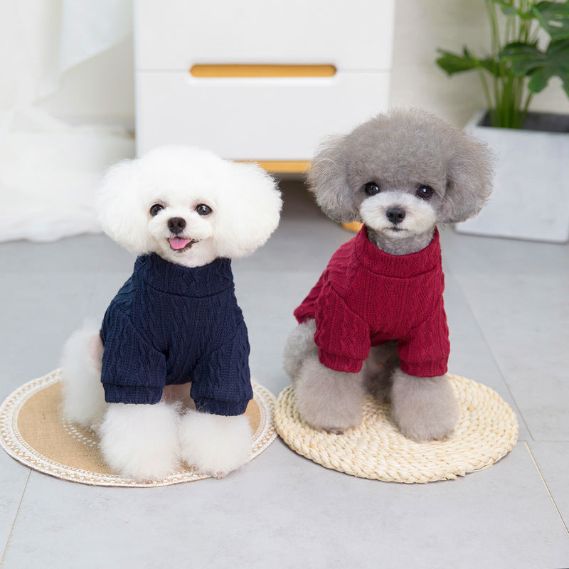 Dog Autumn And Winter Sweater