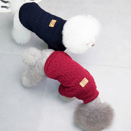 Dog Autumn And Winter Sweater