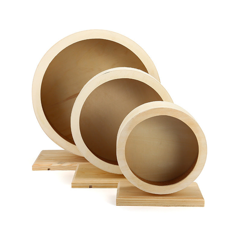 Hamster Wooden Running Wheel