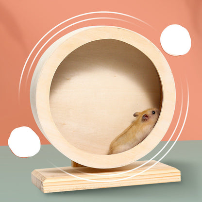 Hamster Wooden Running Wheel